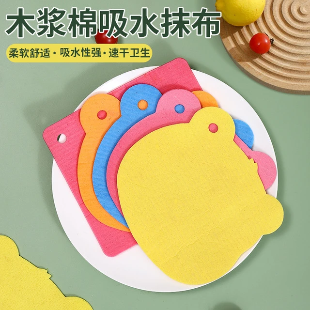 木浆棉洗碗海绵擦百洁布巾擦桌去污吸水海棉刷锅抹布洗碗神器