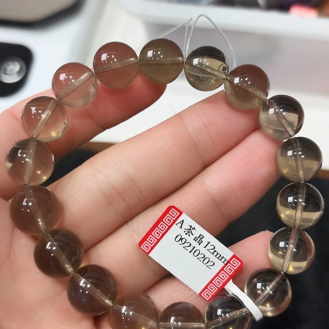 水晶手链未镶嵌茶水晶卡12