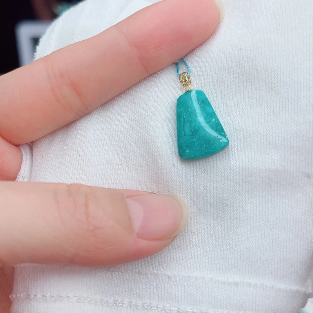 绿松石18K金镶嵌绿松石