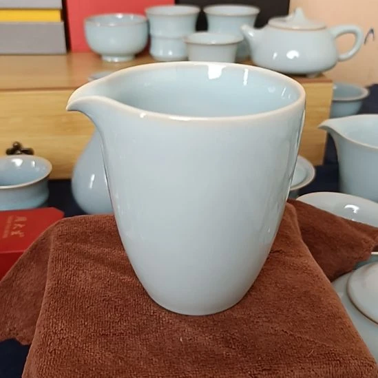 杯天青釉手抓公道杯不带礼盒