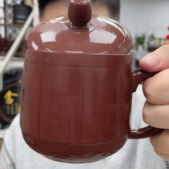 茶杯紫砂原矿紫砂元宝杯