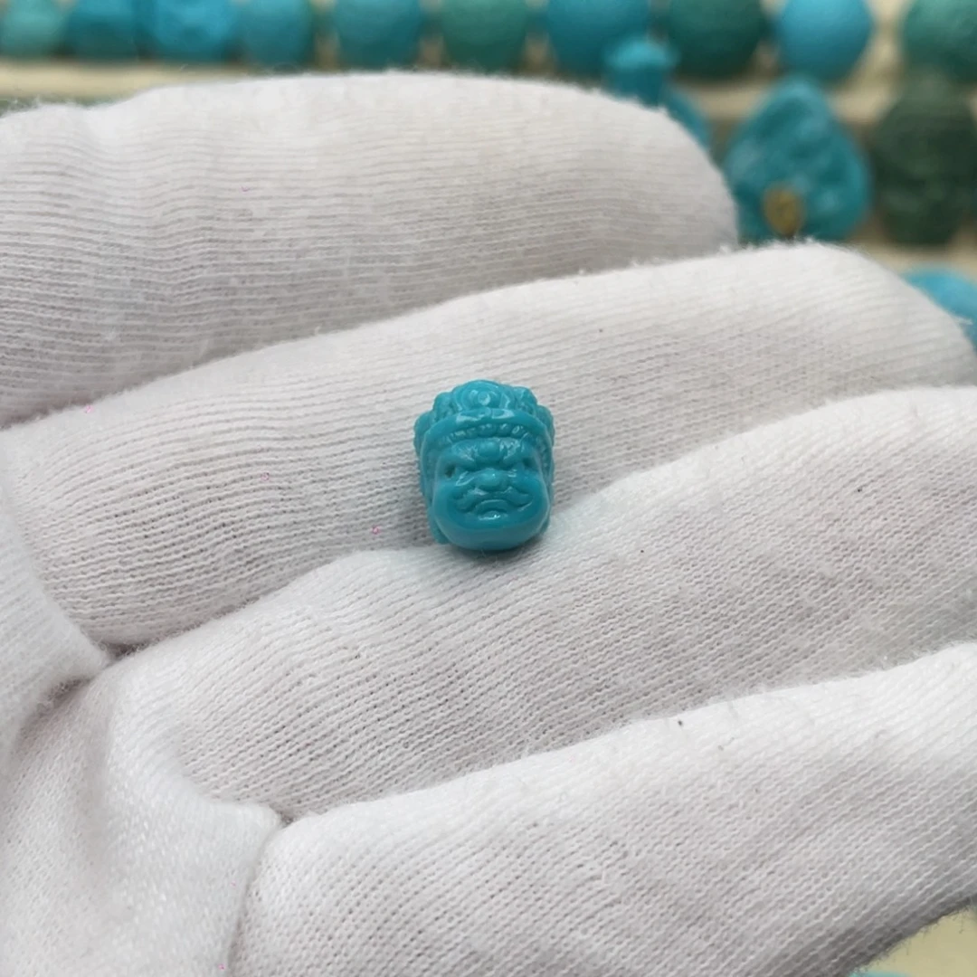 绿松石未镶嵌颈饰卡9.6-11