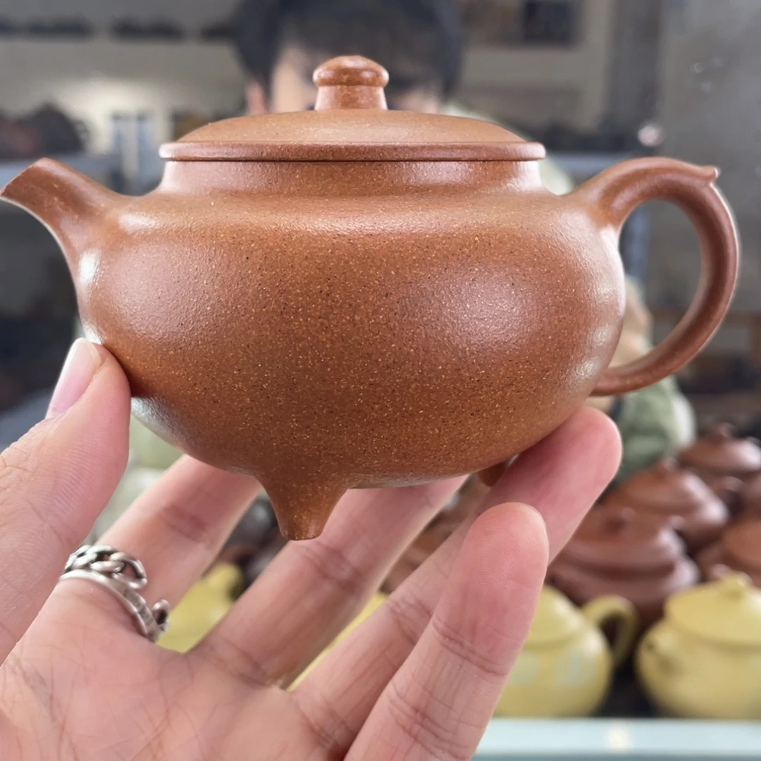 紫砂茶壶200cc黄降坡茶壶
