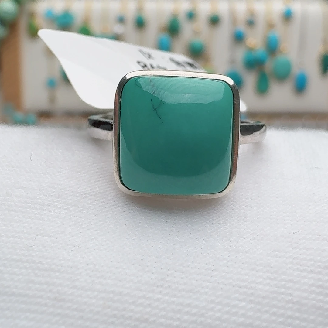 绿松石银S925镶嵌配饰