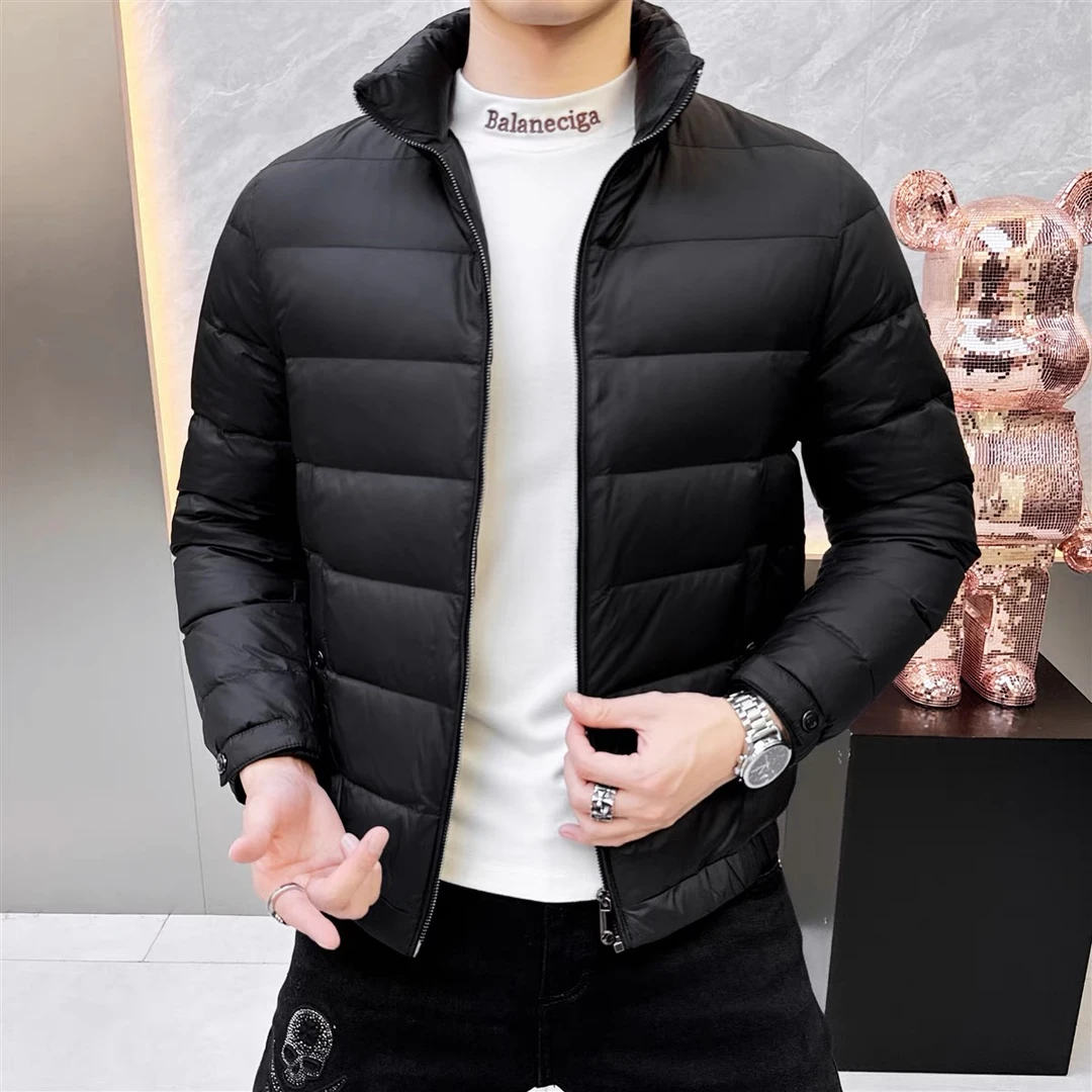 【羽绒服】！2024秋冬男士新款潮流外套轻奢欧货时尚休闲外套8033