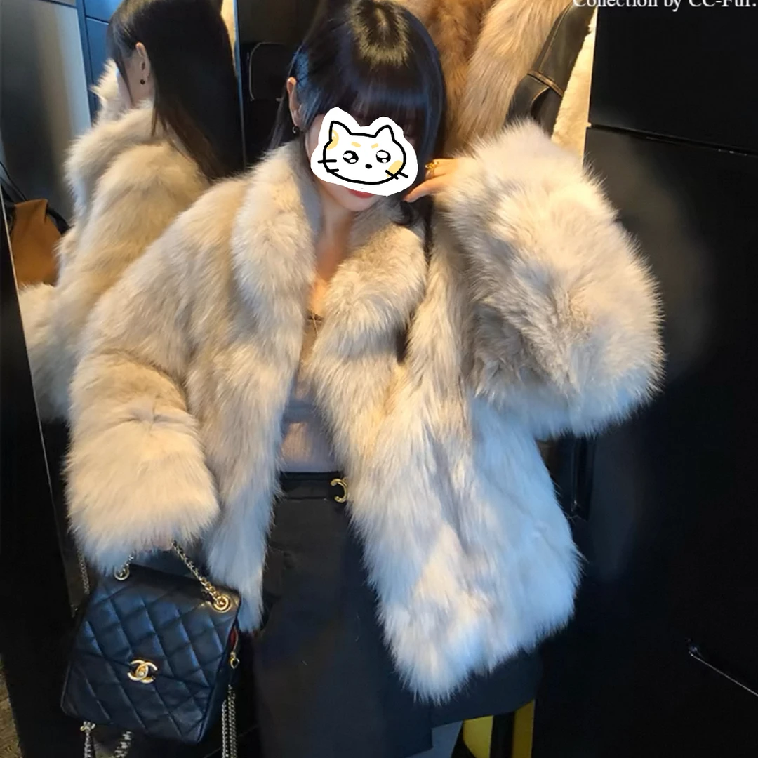 兽与裘-万年七代整腹款款外套百搭休闲气质款皮草外套