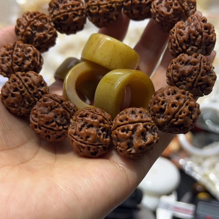 核桃手串/手链新款骨扳指