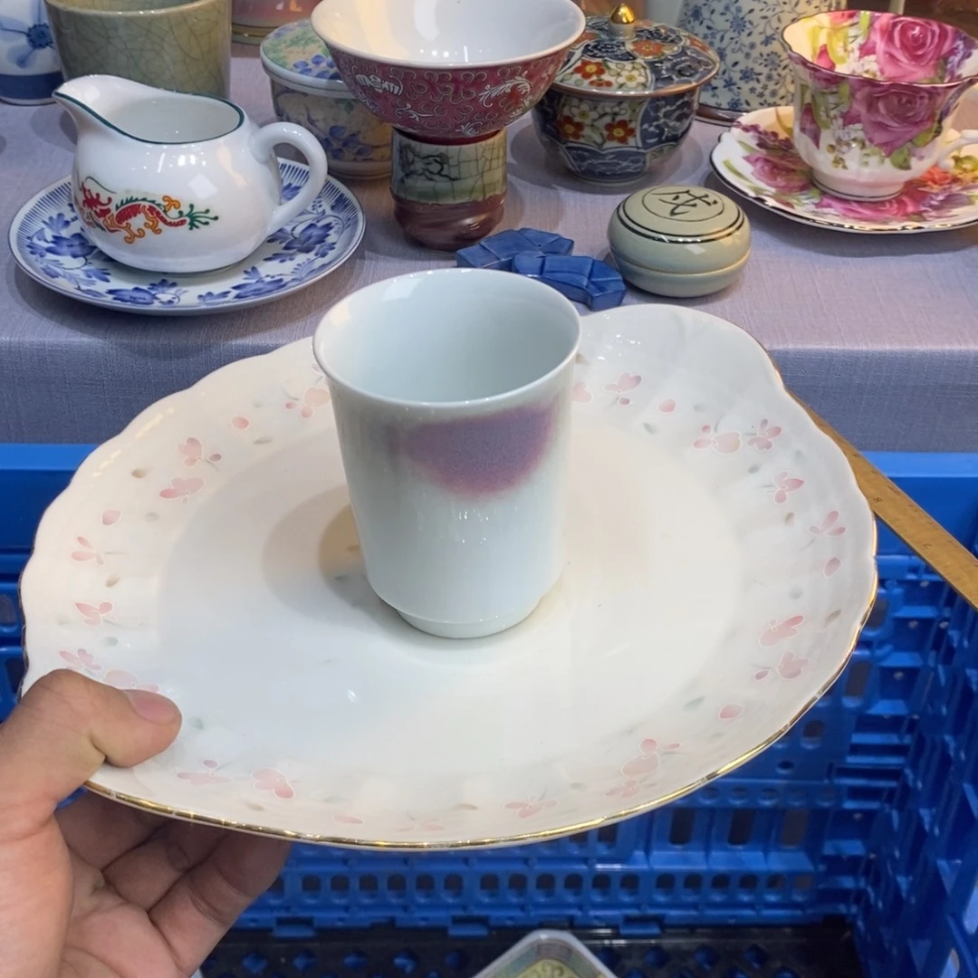 瓷片盘子都舔着了吗都