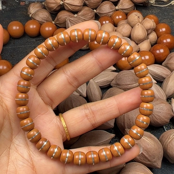 橄榄核手串/手链83核银精工