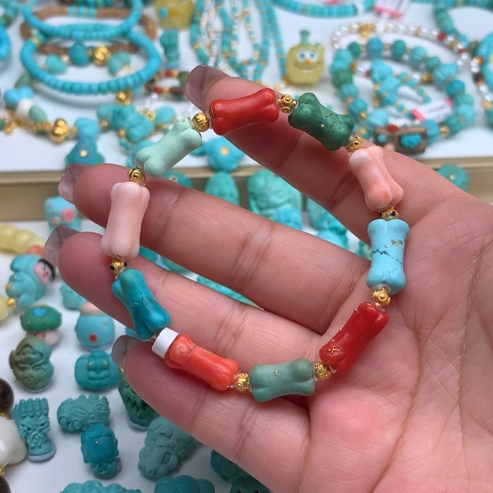 未镶嵌绿松石手串