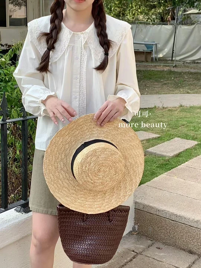 法夏尔严选可可家百搭甜美衬衫6757