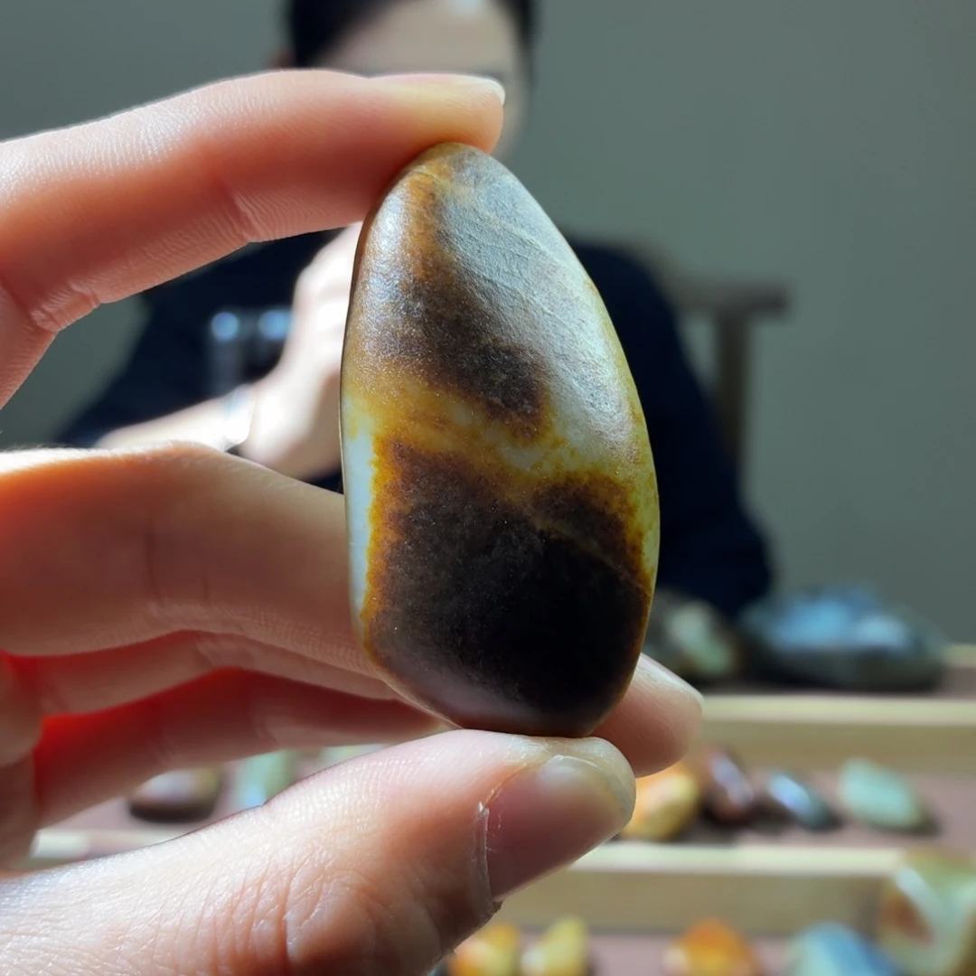 和田玉未镶嵌挂件39g