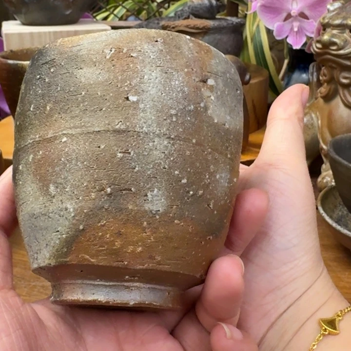 乐***生铃木美基备前烧纯山土汤吞福利