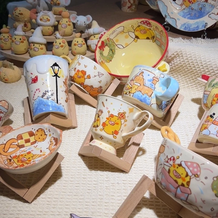 摆件陶景德镇陶瓷摆件猪猪猪猪