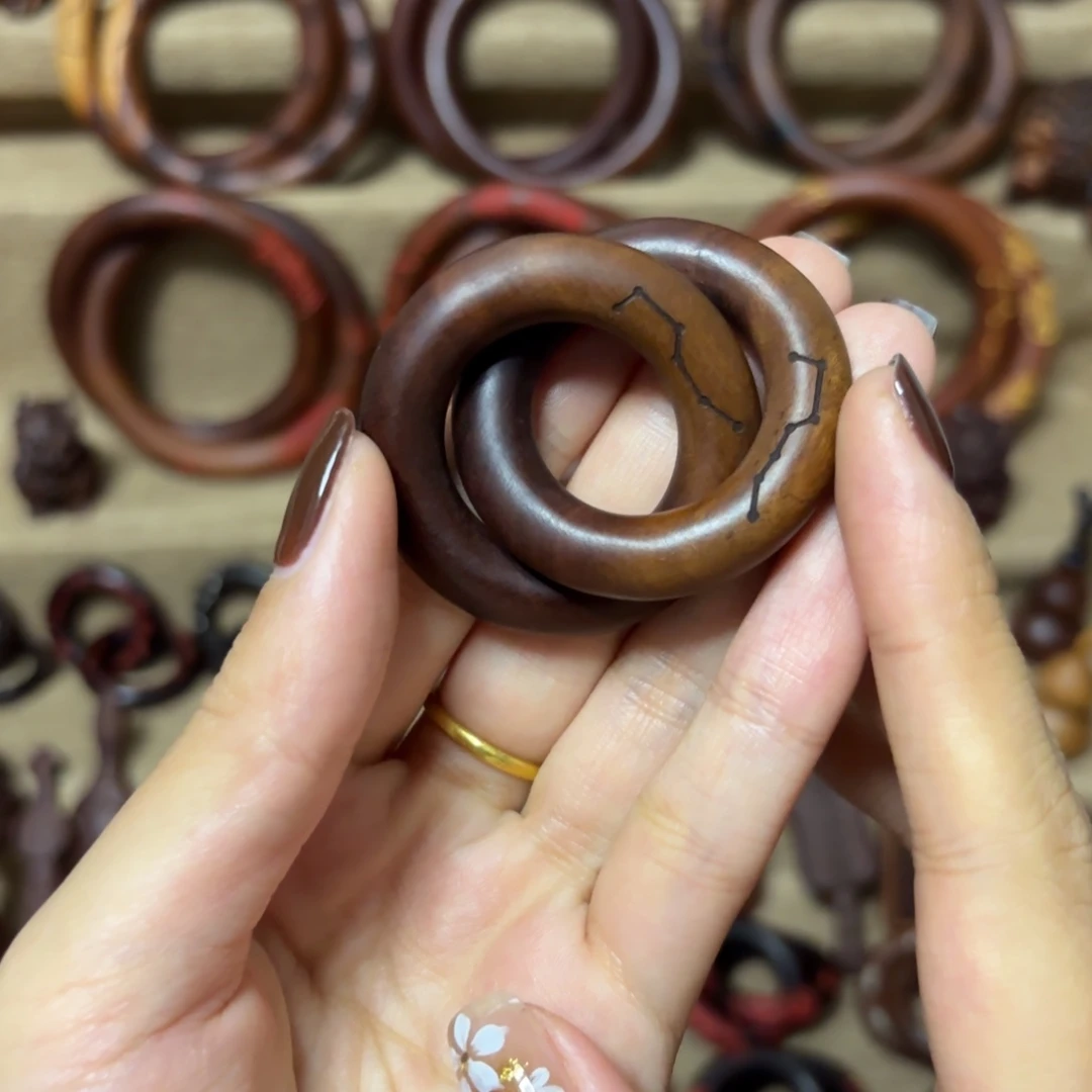 ****.枣木玉化料内径2.5阴阳色