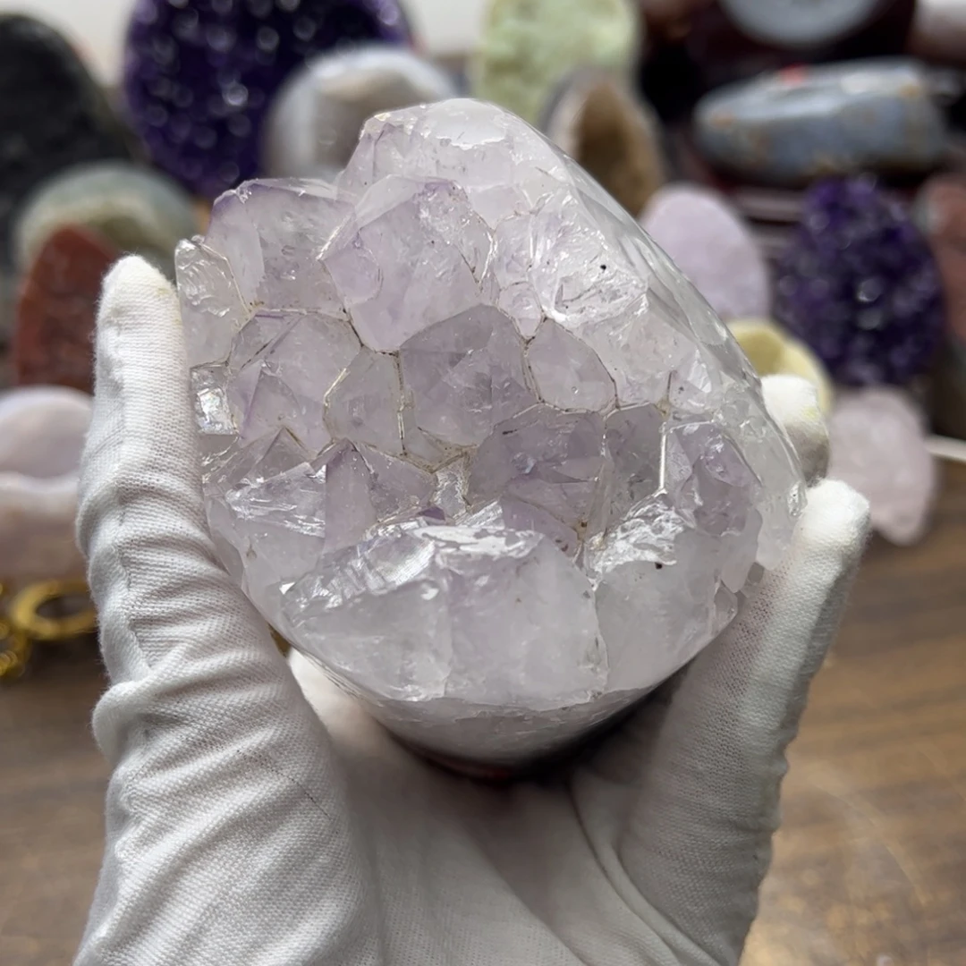 未镶嵌珠宝半成品水晶手捧花9