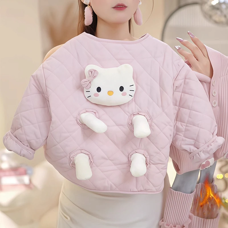 女童卡通二棉外套2025新款秋冬款加厚夹棉开衫棉服女宝深秋派克服