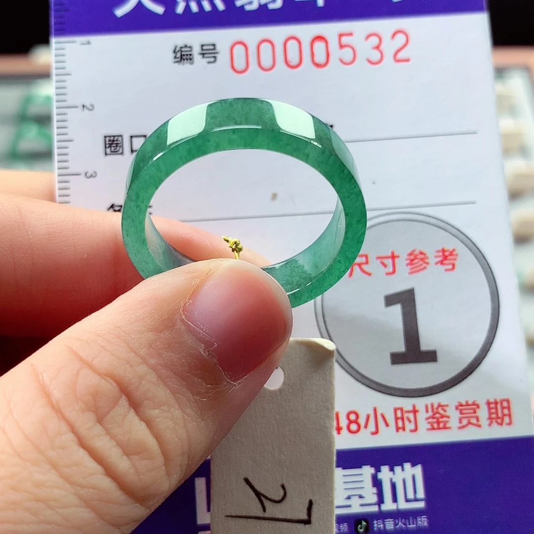 未镶嵌戒指翡翠27号