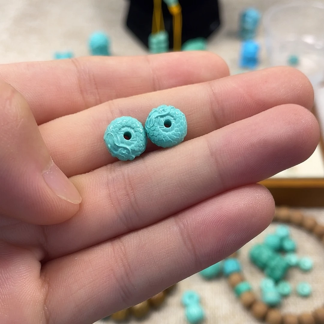 原生态湖北松配饰，直径10