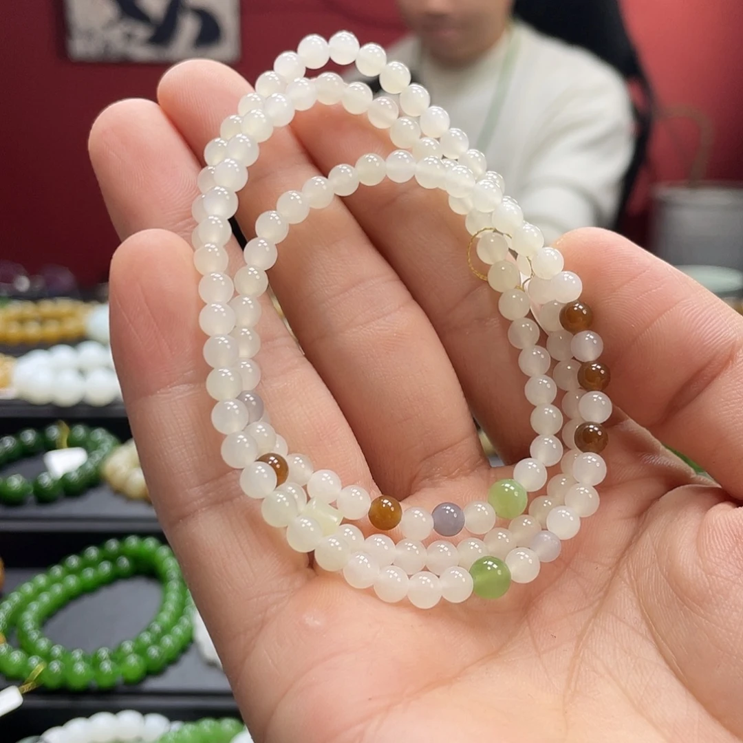 和田玉未镶嵌手链