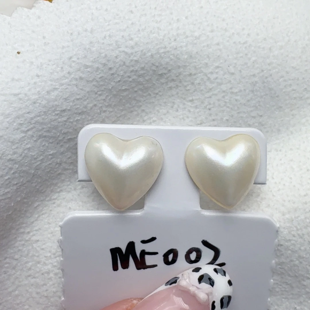 拼合珍珠（马贝珠）耳饰银S925镶嵌@@me001