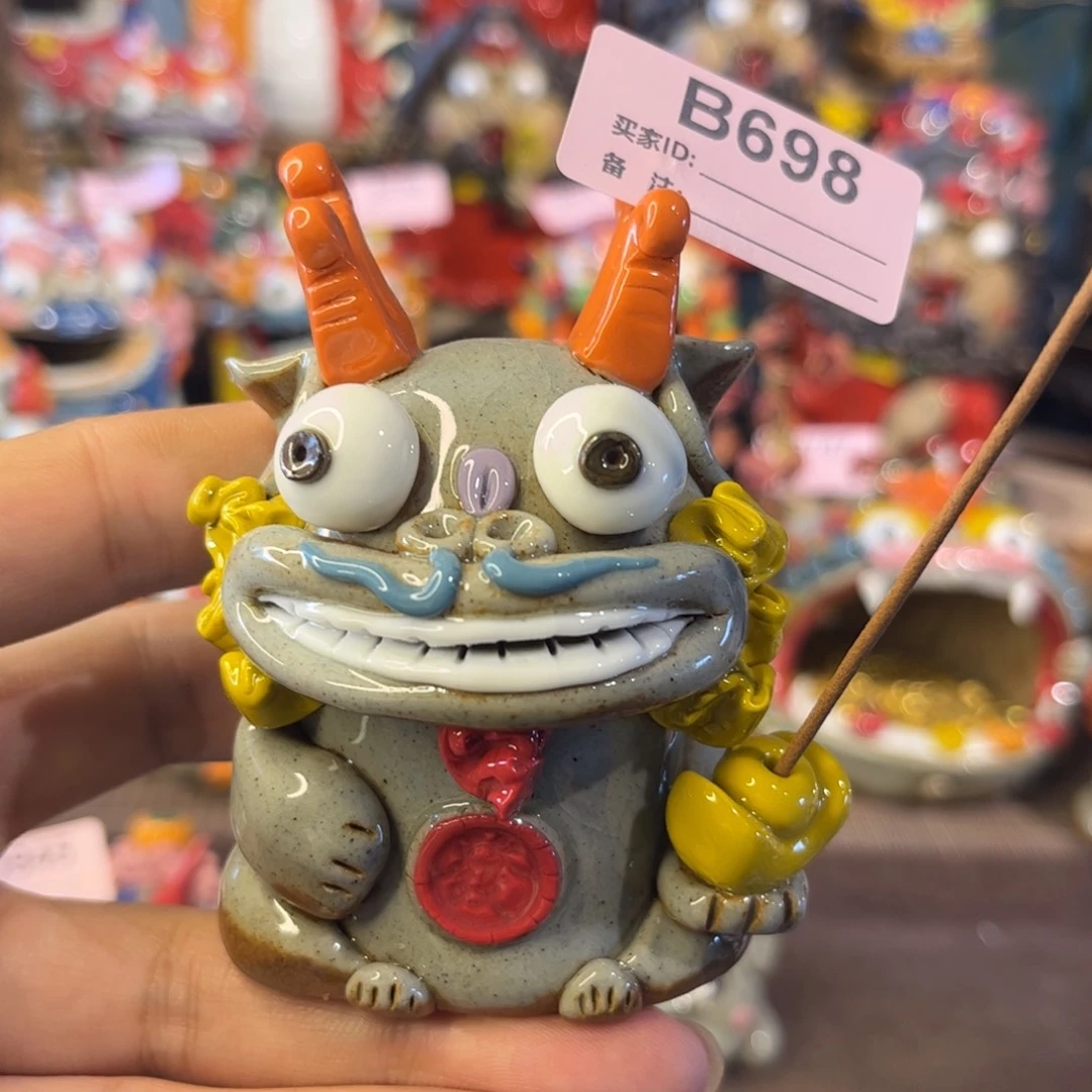 泥塑纯手工茶宠摆件