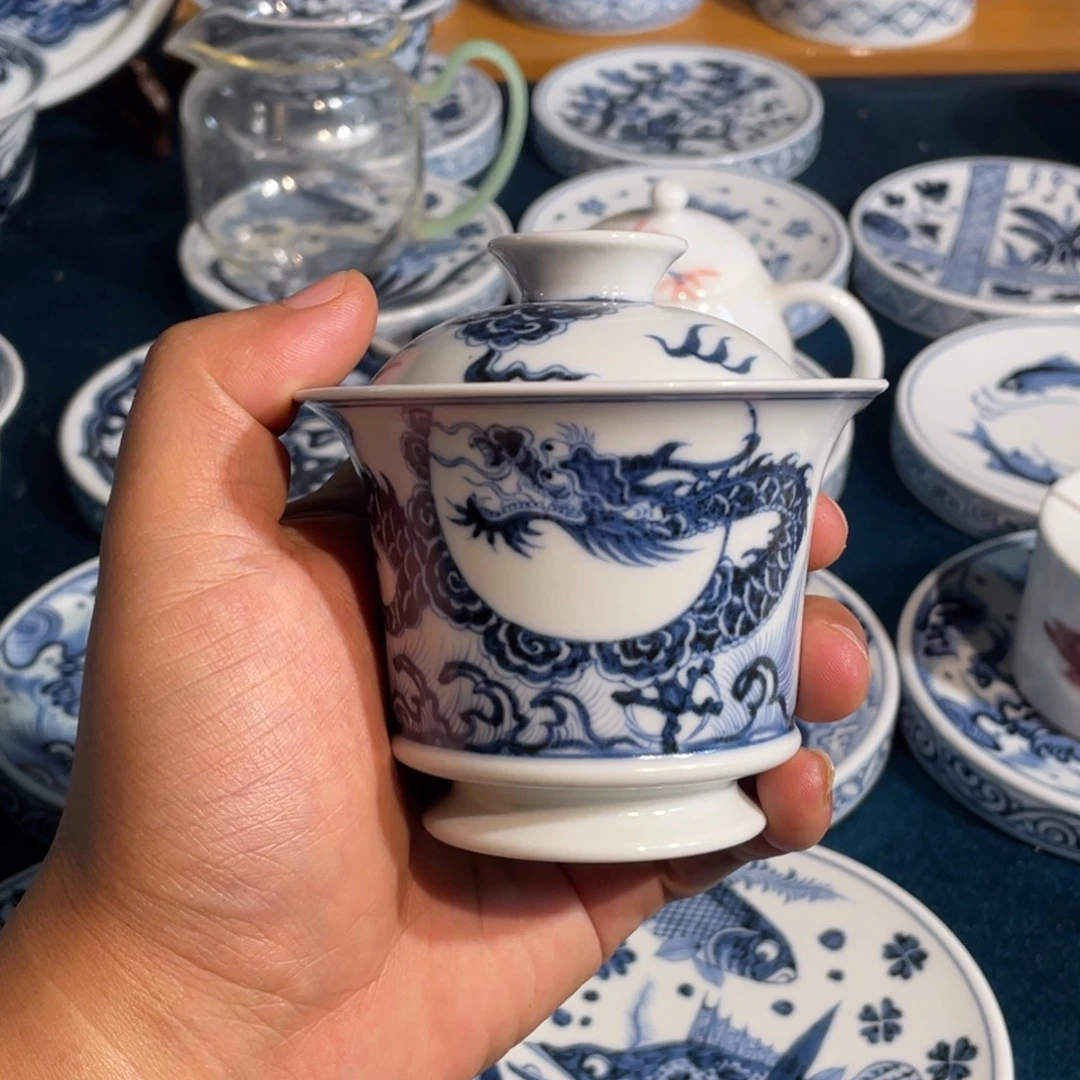 马***阳景德镇手工手绘茶器