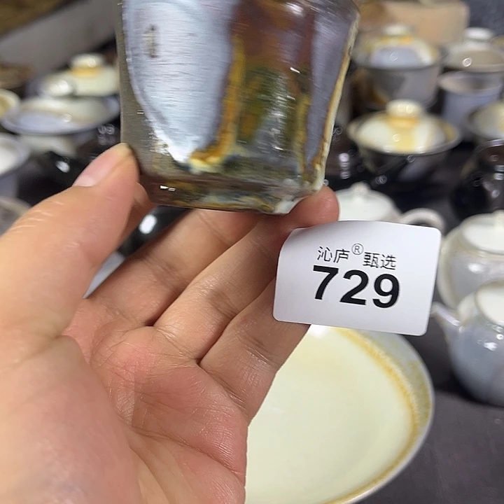 沁庐柴窑古法柴烧全手工茶具