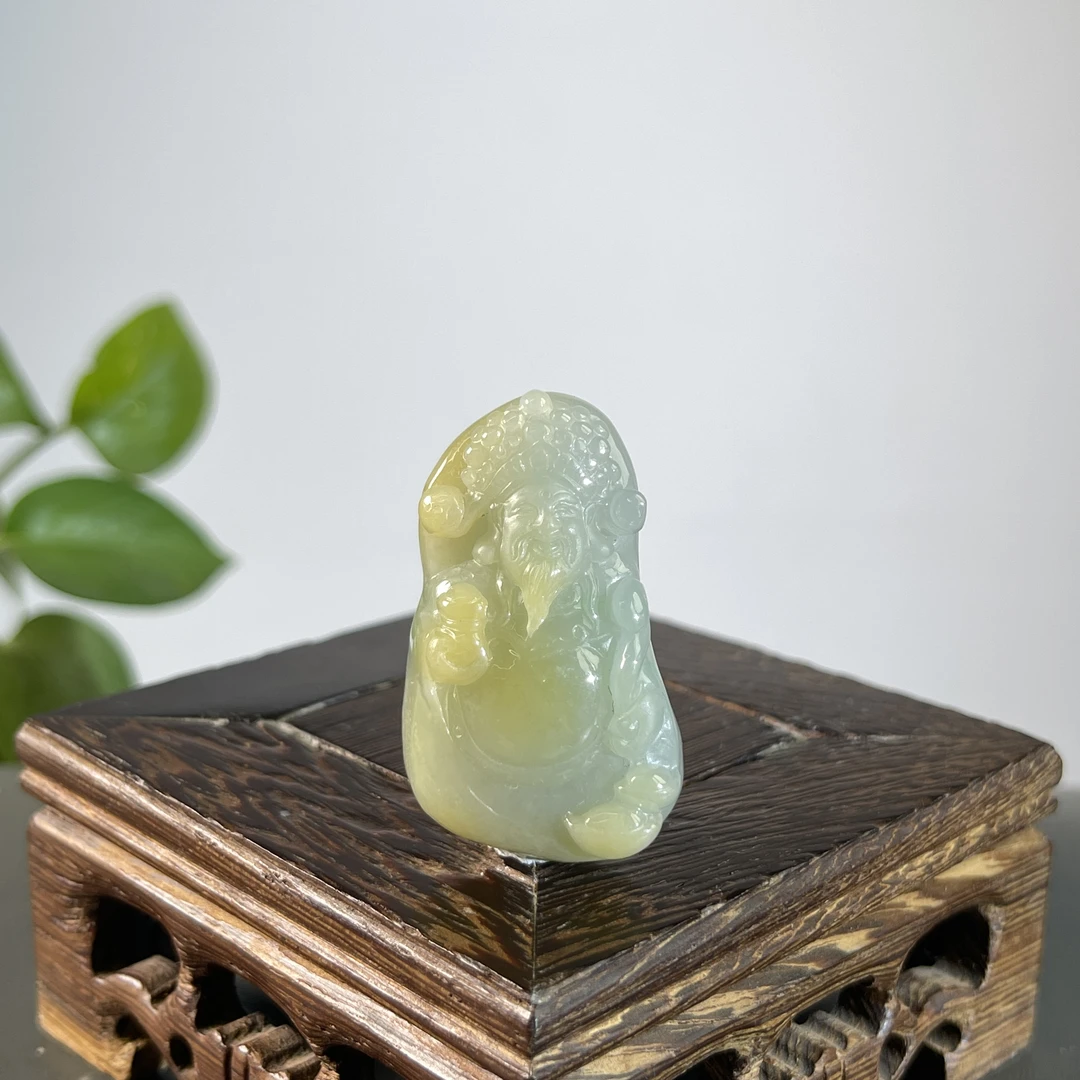 JCB02-47 天然翡翠缅甸A货 财神