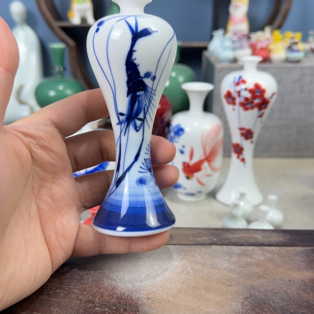 陶瓷手工小花器摆件