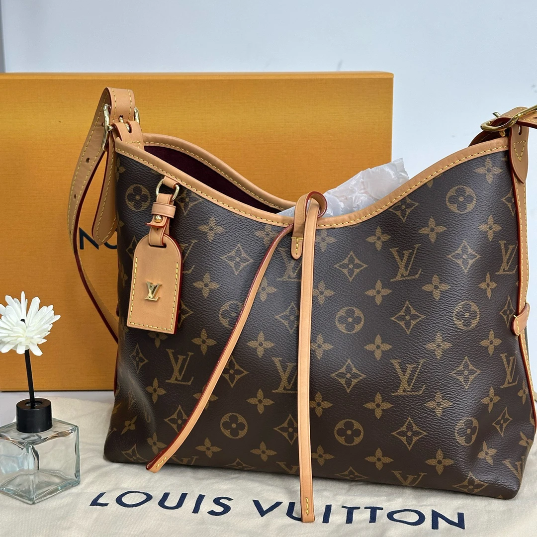 95新 LouisVuitton/路易威登 小号 carryall芯片款 LG0003