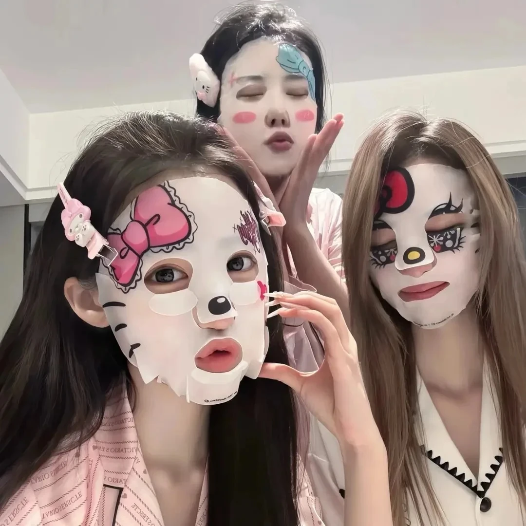 【官方正品】HellooKitty珂媄kt猫卡通面膜凯蒂猫日本丽鸥平替提亮