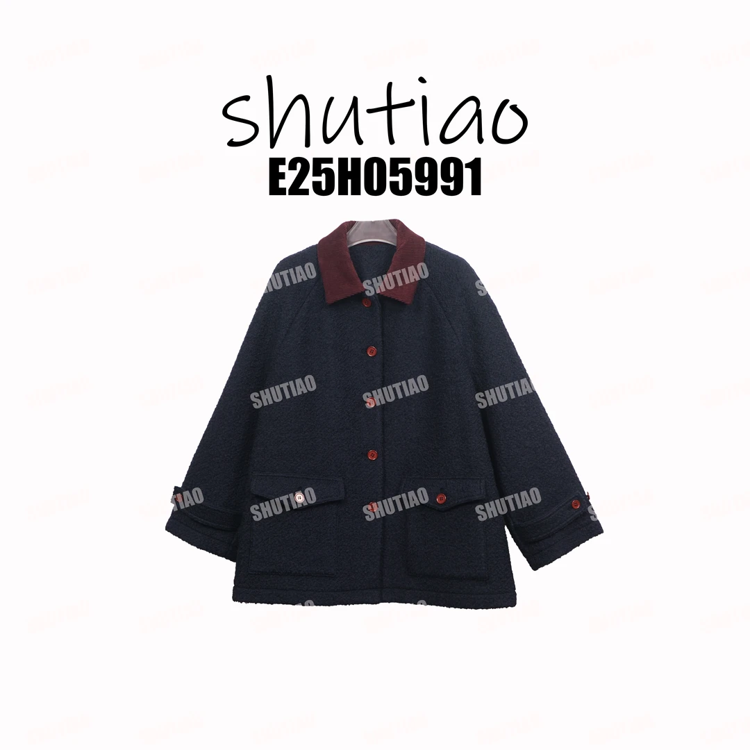 【SHUTIAO】2025秋冬：新款小众设计款外套E25H05991