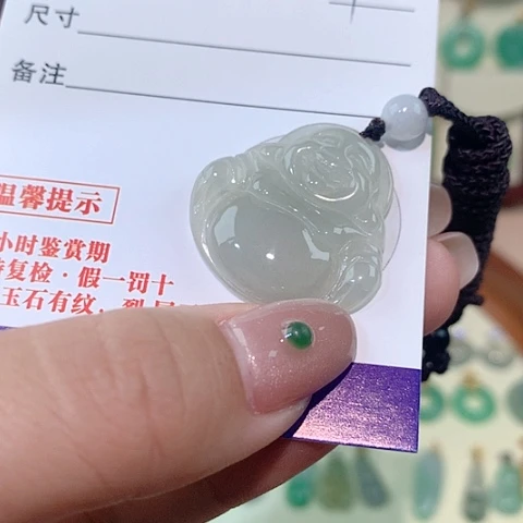 颈饰未镶嵌翡翠佛公
