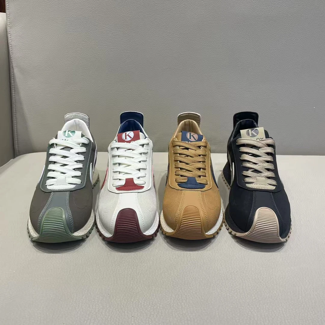 【皮鞋码】早春新款皮面系带洋气网红百搭个性男款潮鞋