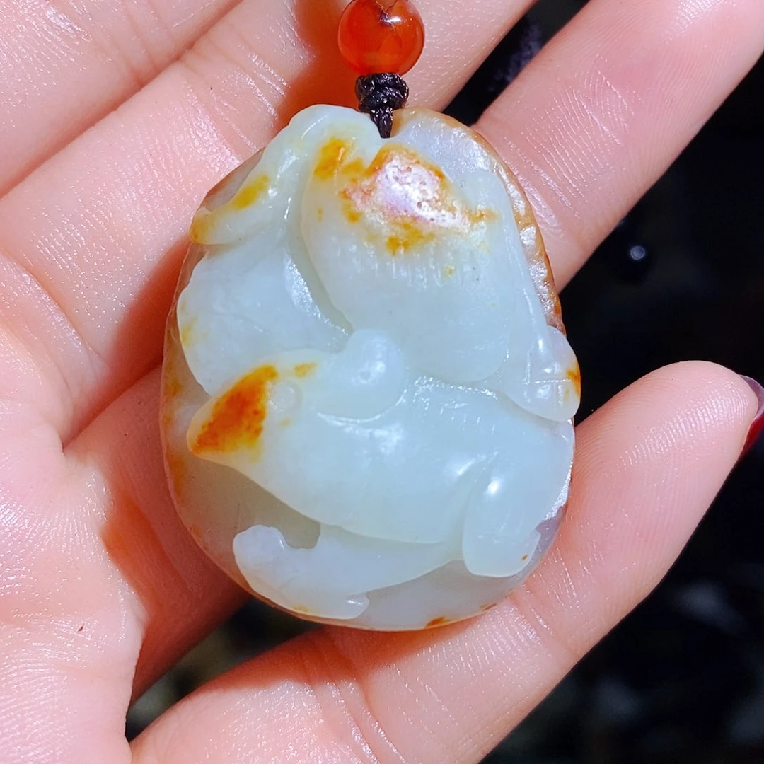 和田玉颈饰未镶嵌