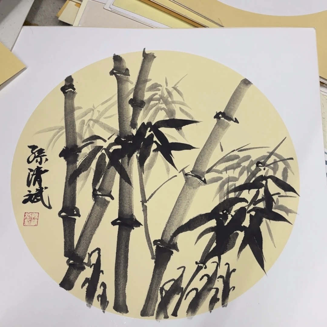 国画50-50卡纸作品艺