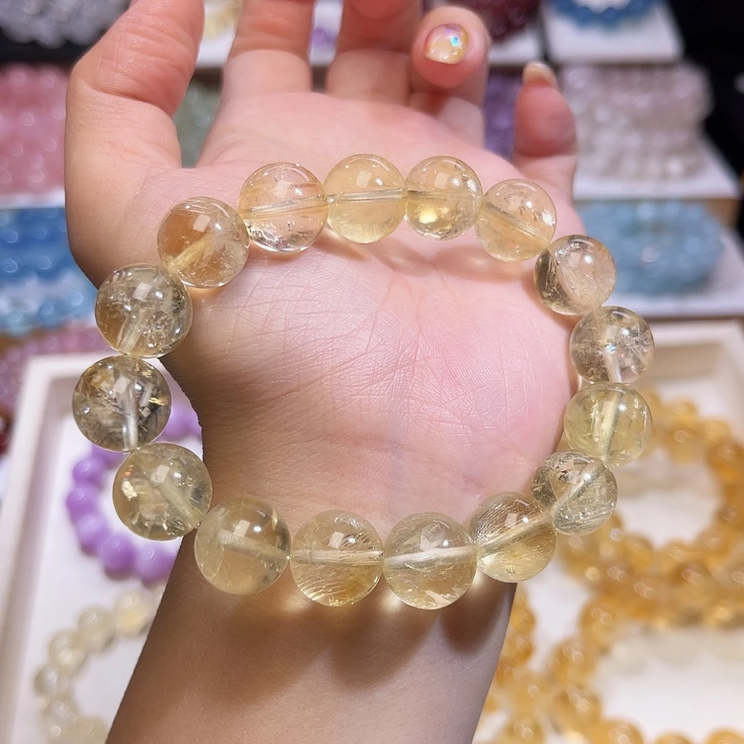 水晶手串未镶嵌天然水晶13*