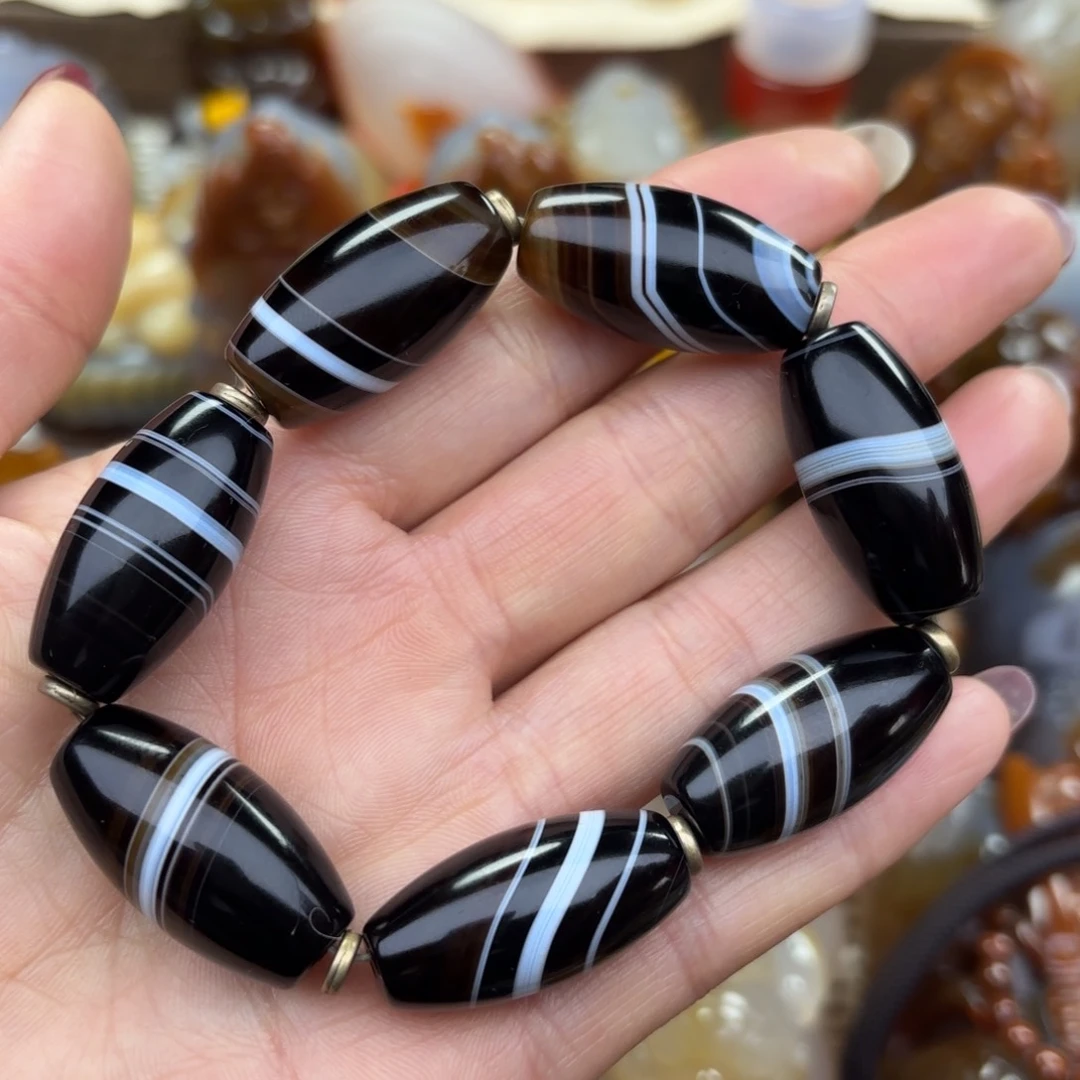 未镶嵌手串玛瑙/玉髓