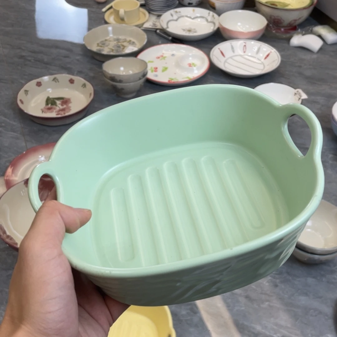 陶瓷微瑕餐具介意勿拍，满18飞！