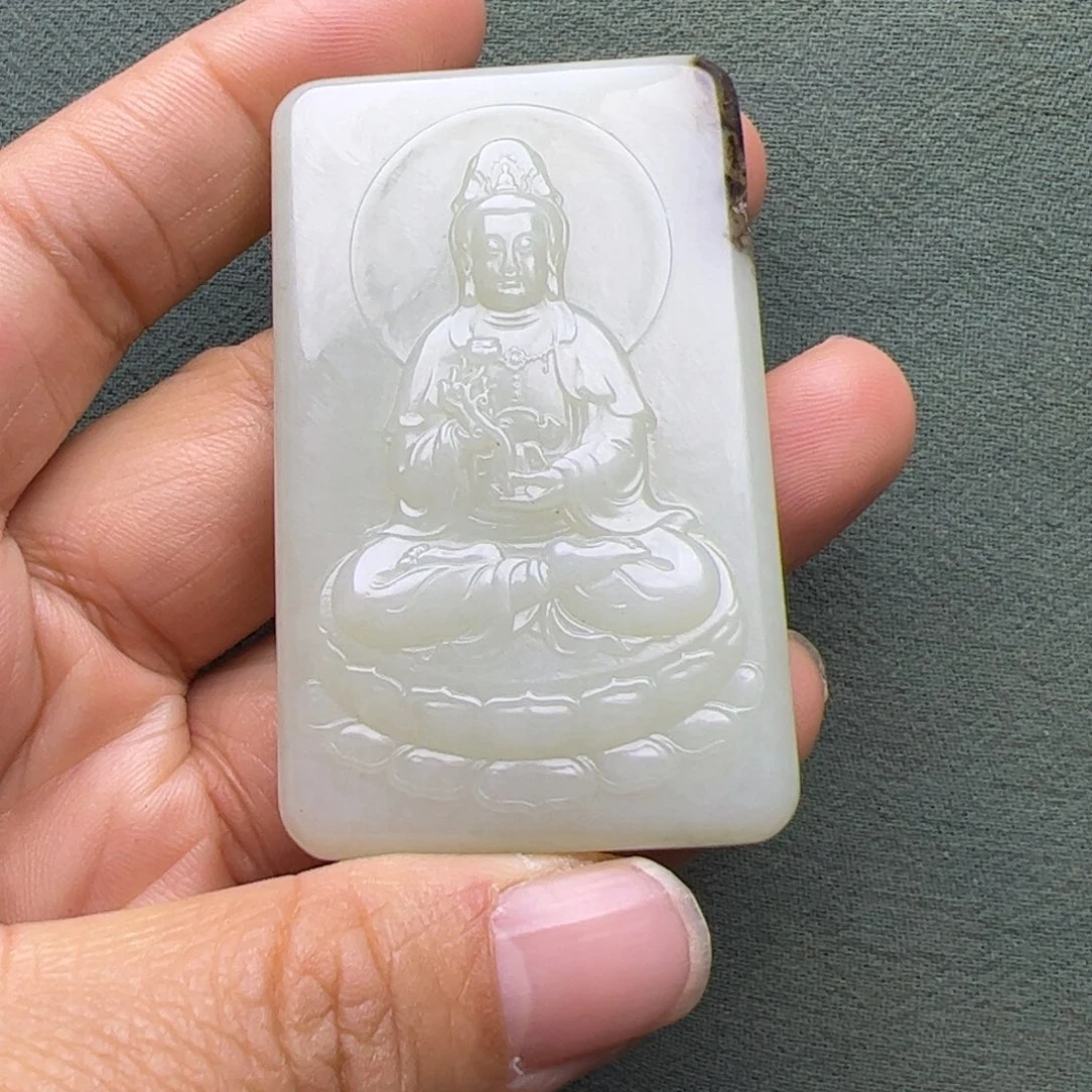 和田玉挂件未镶嵌1*9