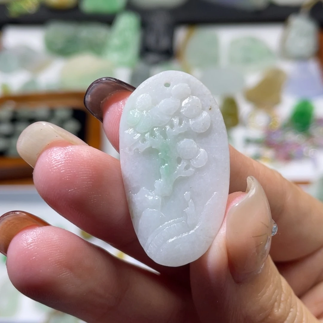 未镶嵌定制翡翠毛货