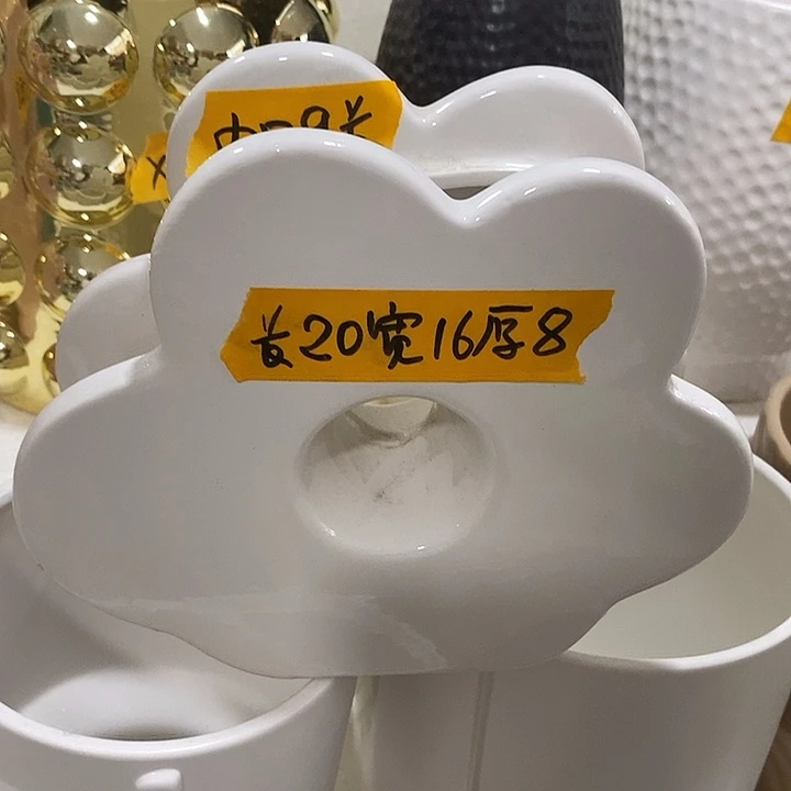 摆件陶盆有孔 微瑕介意勿拍