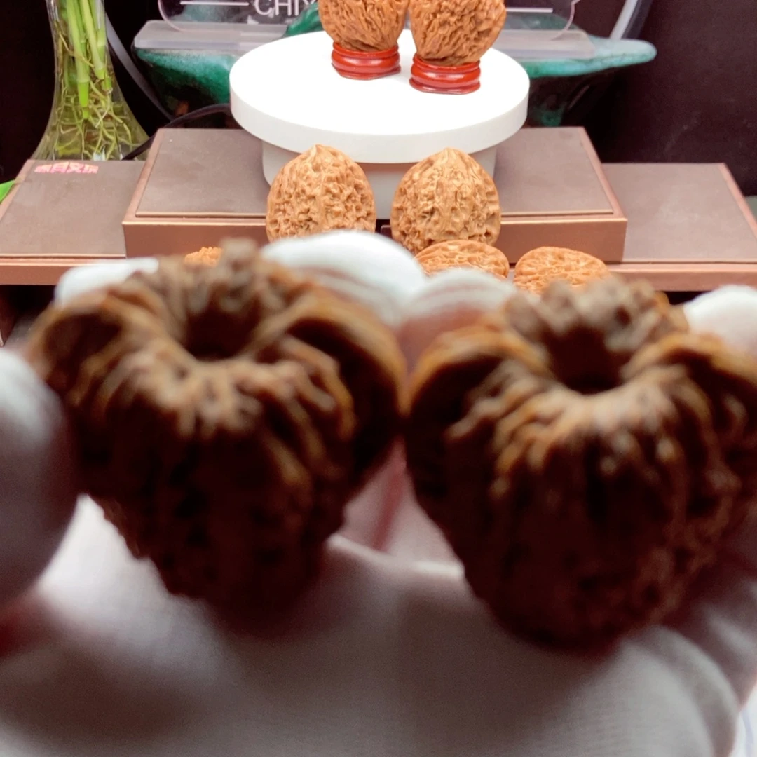 把件文玩核桃团子拉丝深酒杯8.5.37.6.37.6