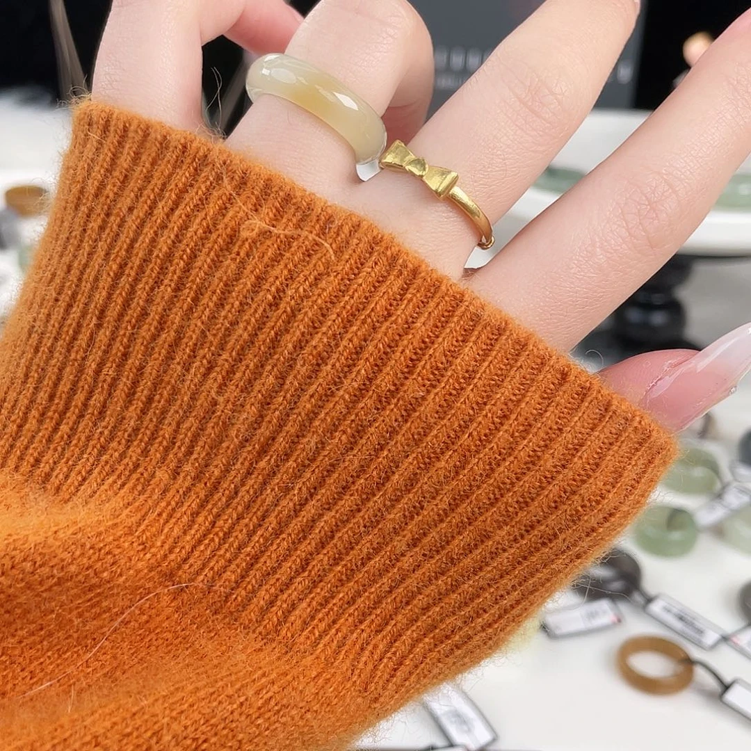 和田玉（糖玉）未镶嵌戒指h15一口糖泥鳅背15.8不退换