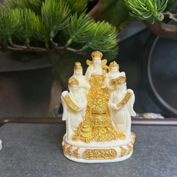 五路财神家居供奉乔迁开业礼物景区文创博古架办公桌工艺品