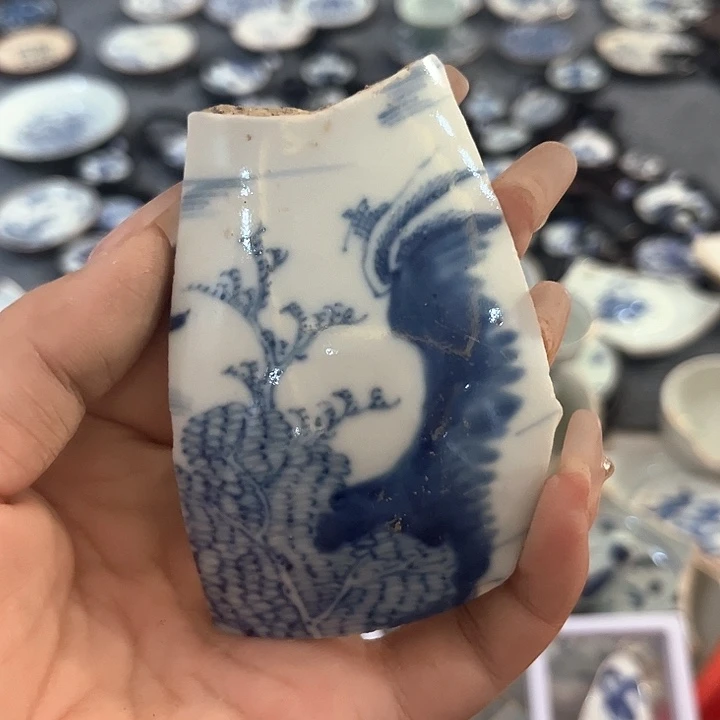 瓷片瓷片茶托喝茶非常不错