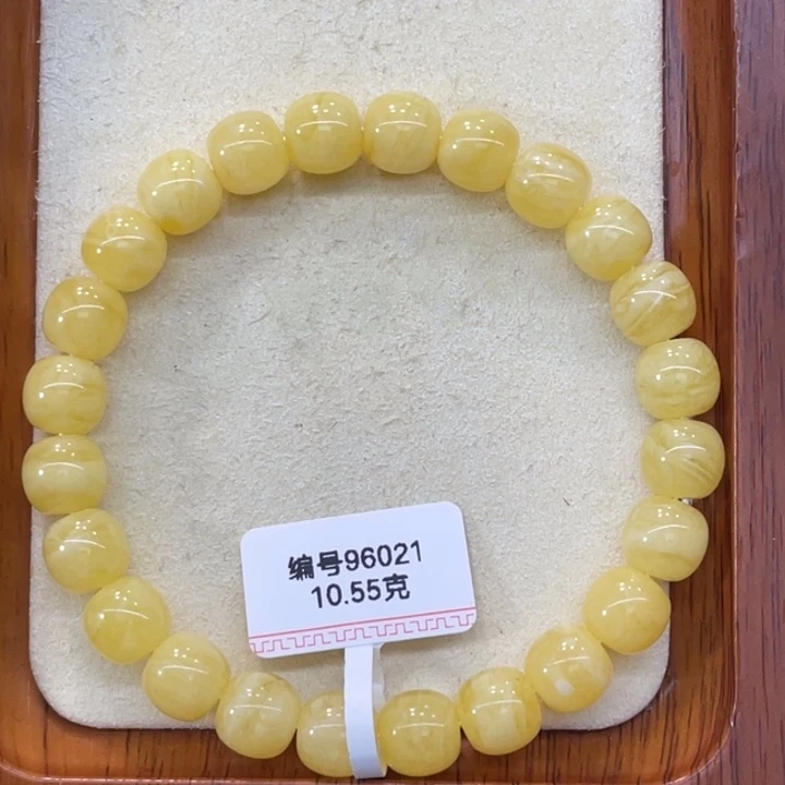 琥珀未镶嵌手链蜜蜡