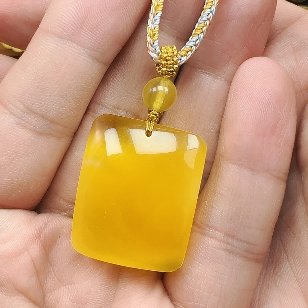 蜜蜡未镶嵌珠宝奇石焦皮料无事牌10克