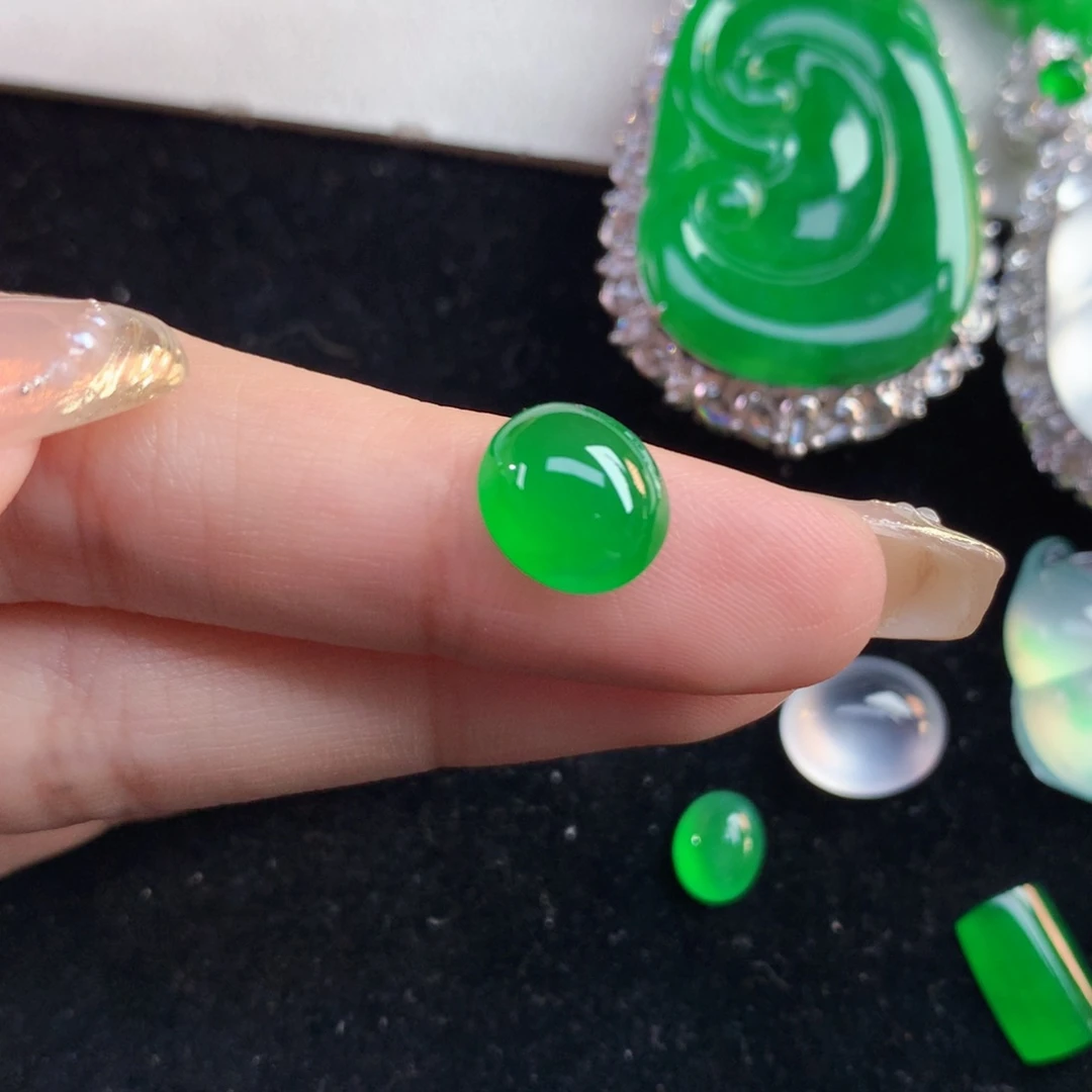 翡翠裸石10/9/4.80